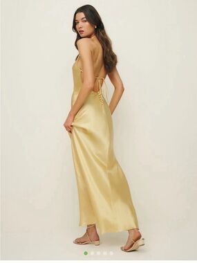 Reformation jeany silk dress